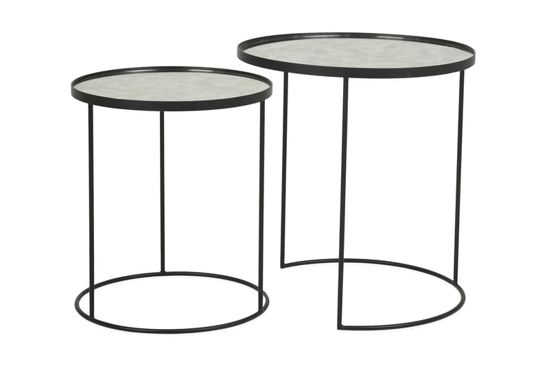 Sordale Indskudsbord 48,5 cm - Sort - Møbler - Borde - Aflastningsbord - Bakkebord & små borde