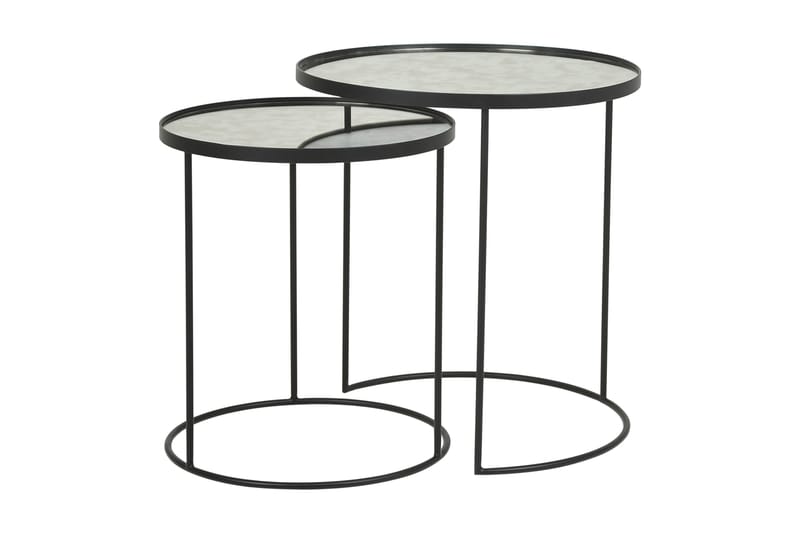 Sordale Indskudsbord 48,5 cm - Sort - Møbler - Borde - Aflastningsbord - Bakkebord & små borde