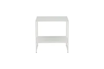 Staal Sidebord med Hylde