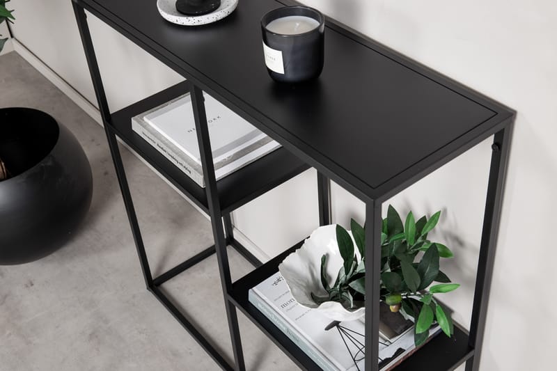 Staal Sidebord - Sort - Møbler - Borde - Aflastningsbord - Bakkebord & små borde