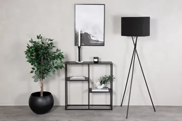 Staal Sidebord - Sort - Møbler - Borde - Aflastningsbord - Lampebord