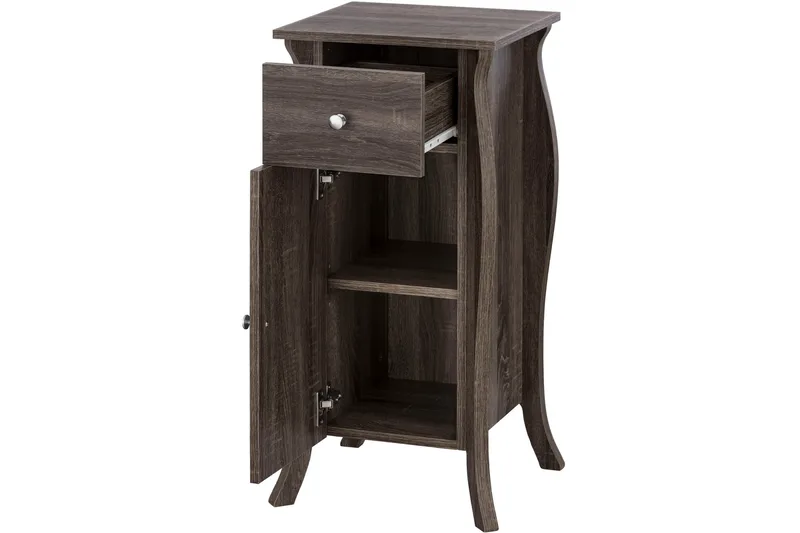 Talkon Sidebord 38 cm - Mørkebrun - Møbler - Borde - Aflastningsbord - Bakkebord & små borde