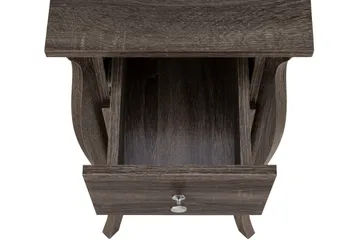 Talkon Sidebord 38 cm - Mørkebrun - Møbler - Borde - Aflastningsbord - Bakkebord & små borde