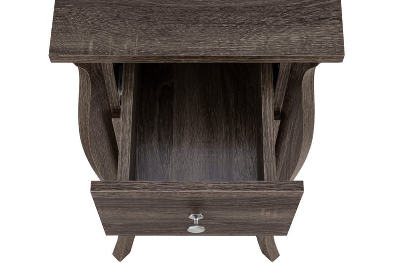 Talkon Sidebord 38 cm - Mørkebrun - Møbler - Borde - Aflastningsbord - Bakkebord & små borde