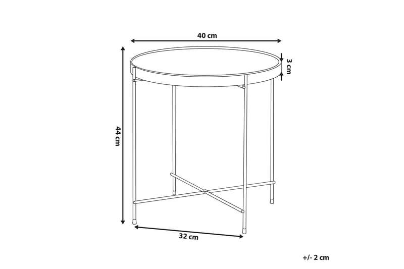 Thore Sidebord - Sort - Lampebord - Bakkebord & små borde