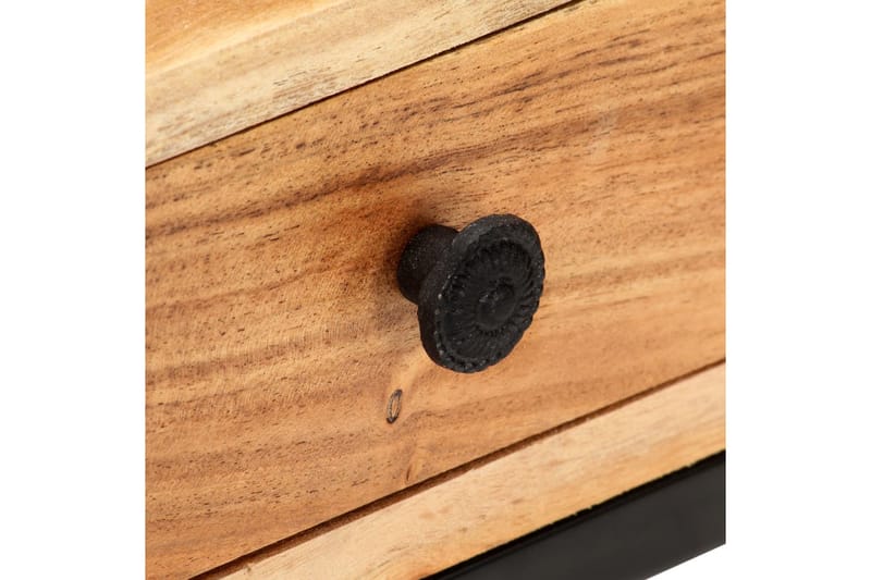 U-Formet Sidebord 45X30X61 cm Massivt Akacietræ - Brun - Møbler - Borde - Aflastningsbord - Bakkebord & små borde