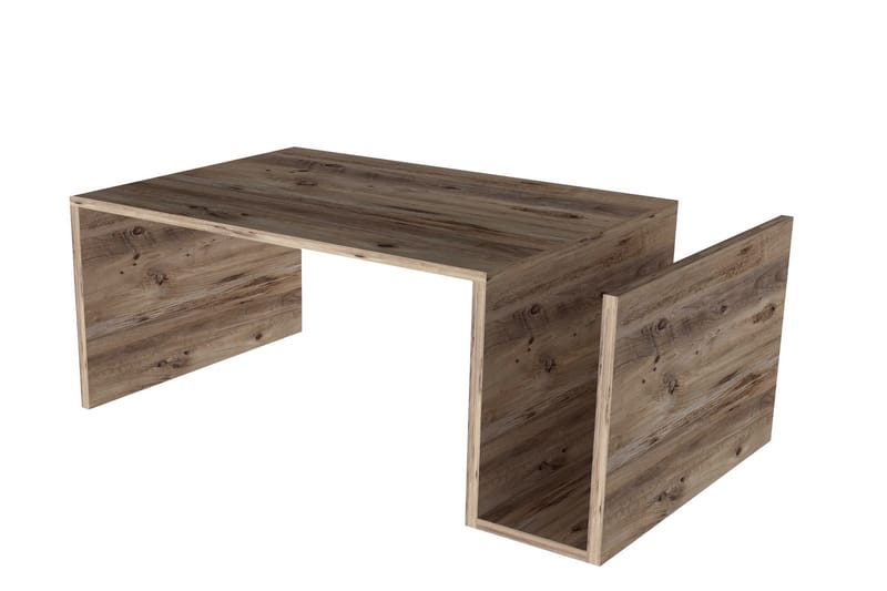 Vimenil Bakkebord 87 cm - Brun - Møbler - Borde - Aflastningsbord - Bakkebord & små borde