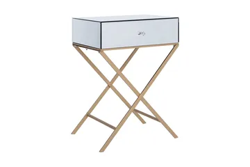Vivy sidebord 50 cm - Sølv - Møbler - Borde - Aflastningsbord - Bakkebord & små borde