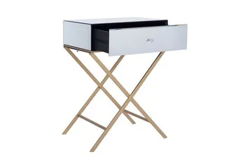 Vivy sidebord 50 cm - Sølv - Møbler - Borde - Aflastningsbord - Bakkebord & små borde