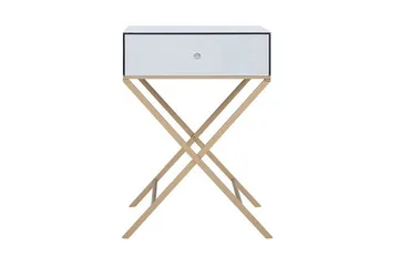 Vivy sidebord 50 cm - Sølv - Møbler - Borde - Aflastningsbord - Bakkebord & små borde