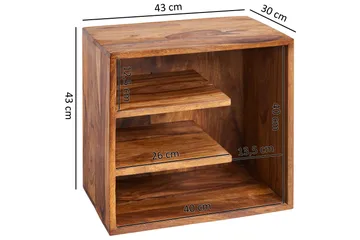 Wetzel Sidebord 43 cm - Træ / natur - Møbler - Borde - Aflastningsbord - Bakkebord & små borde
