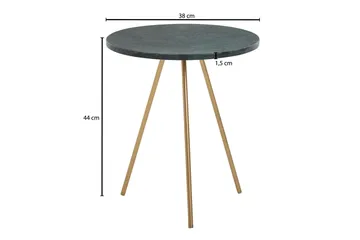 Wilhem Sidebord 38 cm Rund - Grøn - Møbler - Borde - Aflastningsbord - Bakkebord & små borde