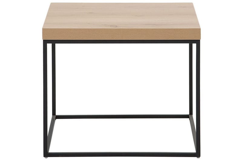 Barreras Sidebord 60 cm - Lyst træ/Sort - Møbler - Borde - Aflastningsbord - Lampebord