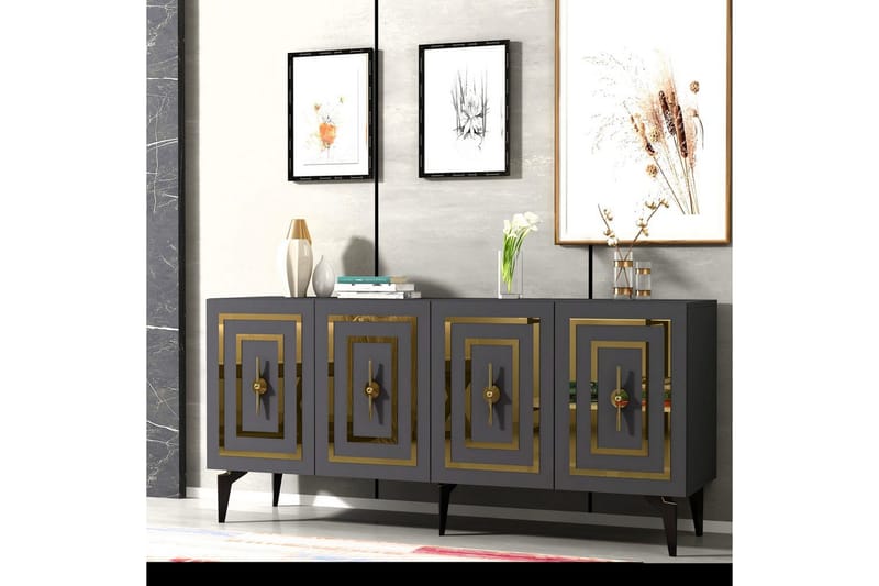 Barriet konsolbord 150 cm - Antracit - Møbler - Borde - Aflastningsbord - Entrébord