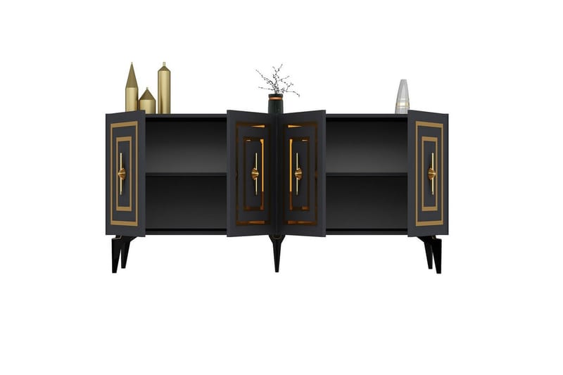 Barriet konsolbord 150 cm - Antracit - Møbler - Borde - Aflastningsbord - Entrébord