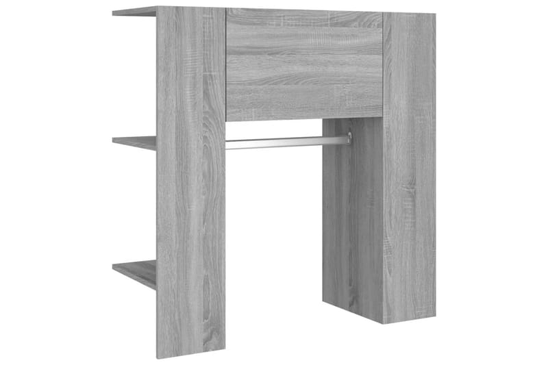 beBasic entrÃ©møbler 2 stk. konstrueret træ grå sonoma-eg - GrÃ¥ - Sengebord