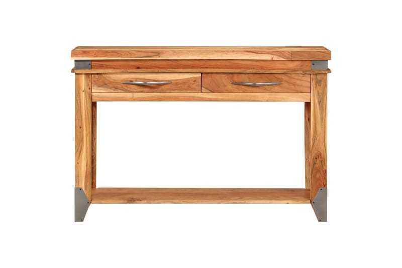 beBasic konsolbord 110x34x74 cm massivt akacietræ - Brun - Møbler - Borde - Aflastningsbord - Sengebord