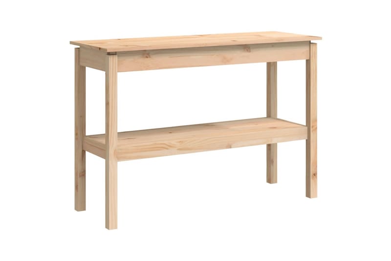 beBasic konsolbord 110x40x75 cm massivt fyrretræ - Brun - Møbler - Borde - Aflastningsbord - Entrébord
