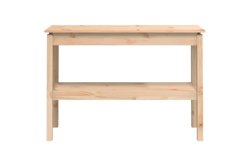 beBasic konsolbord 110x40x75 cm massivt fyrretræ - Brun - Møbler - Borde - Aflastningsbord - Entrébord