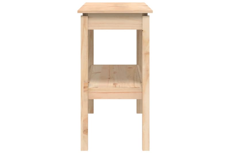 beBasic konsolbord 110x40x75 cm massivt fyrretræ - Brun - Møbler - Borde - Aflastningsbord - Entrébord