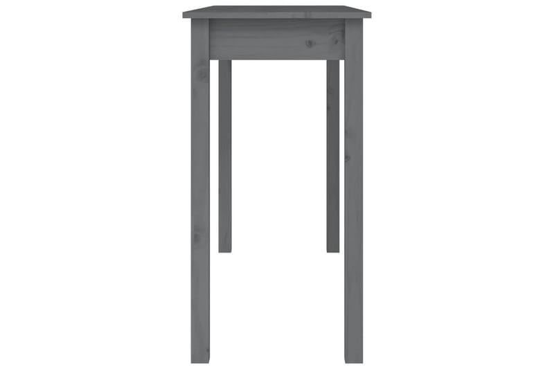 beBasic konsolbord 110x40x75 cm massivt fyrretræ grå - GrÃ¥ - Entrébord - Konsolbord & sidebord