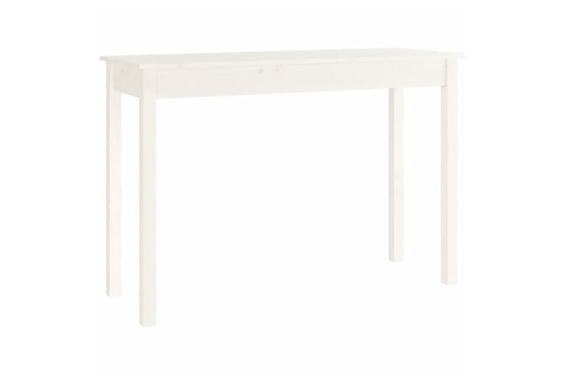 beBasic konsolbord 110x40x75 cm massivt fyrretræ hvid - Hvid - Møbler - Borde - Aflastningsbord - Konsolbord & sidebord