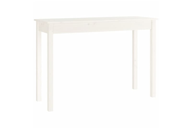 beBasic konsolbord 110x40x75 cm massivt fyrretræ hvid - Hvid - Entrébord - Konsolbord & sidebord