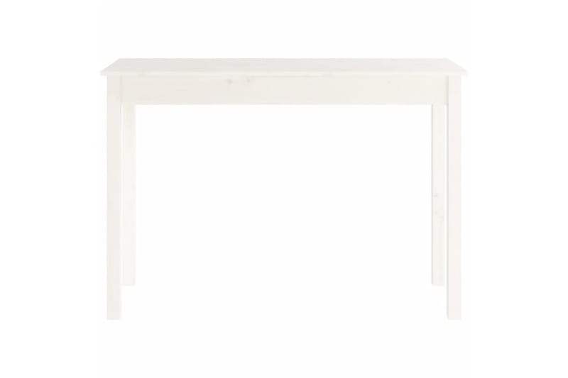 beBasic konsolbord 110x40x75 cm massivt fyrretræ hvid - Hvid - Møbler - Borde - Aflastningsbord - Konsolbord & sidebord