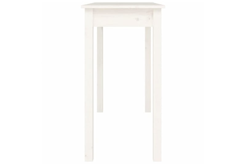 beBasic konsolbord 110x40x75 cm massivt fyrretræ hvid - Hvid - Møbler - Borde - Aflastningsbord - Konsolbord & sidebord
