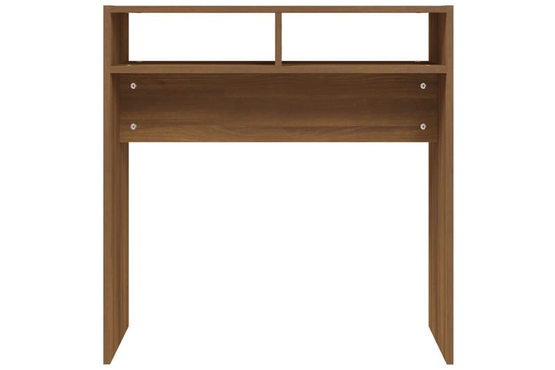 beBasic konsolbord 78x30x80 cm konstrueret træ brun egetræsfarve - Brun - Møbler - Borde - Aflastningsbord - Konsolbord & sidebord