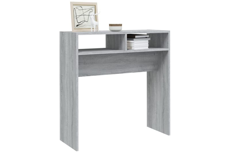 beBasic konsolbord 78x30x80 cm konstrueret træ grå sonoma-eg - GrÃ¥ - Møbler - Borde - Aflastningsbord - Konsolbord & sidebord