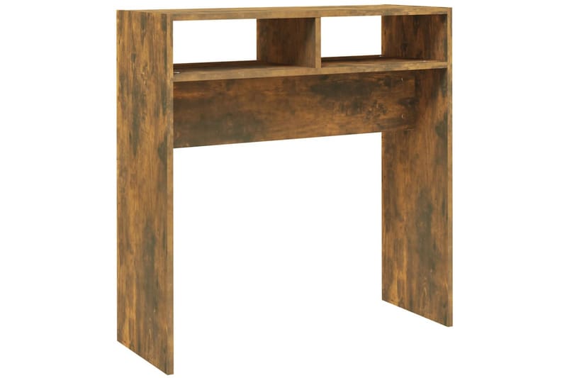 beBasic konsolbord 78x30x80 cm konstrueret træ røget egetræsfarve - Brun - Møbler - Borde - Aflastningsbord - Konsolbord & sidebord