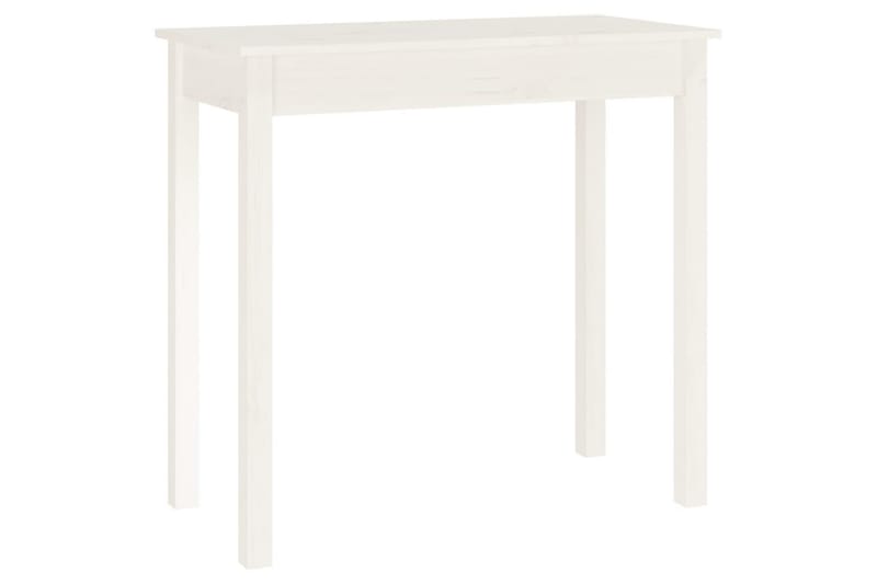 beBasic konsolbord 80x40x75 cm massivt fyrretræ hvid - Hvid - Møbler - Borde - Aflastningsbord - Konsolbord & sidebord