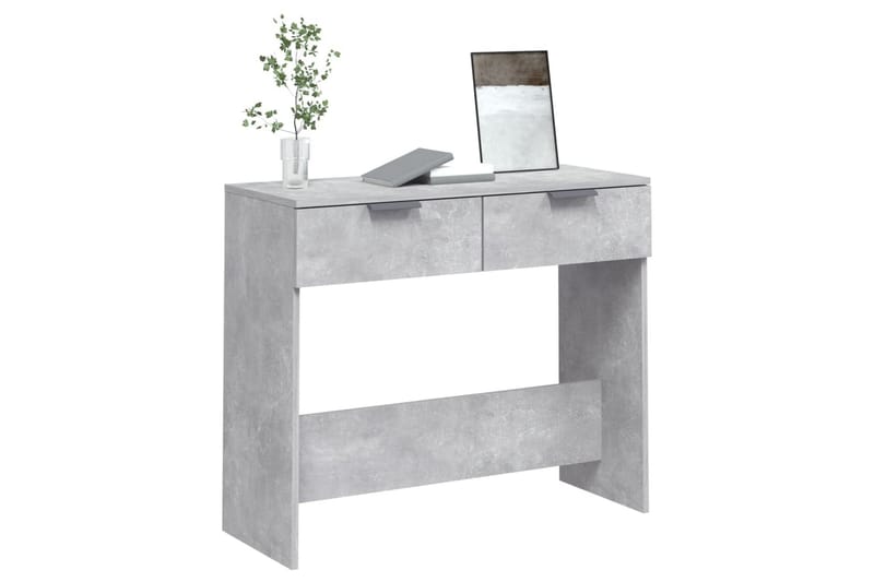 beBasic konsolbord 90x36x75 cm konstrueret træ betongrå - GrÃ¥ - Møbler - Borde - Aflastningsbord - Konsolbord & sidebord