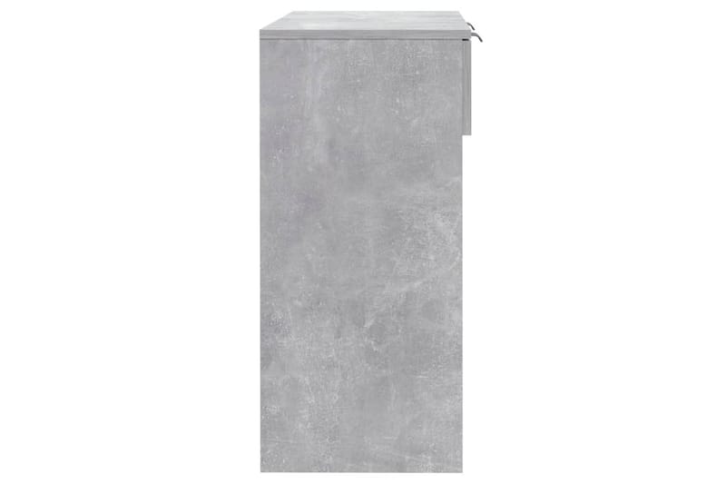 beBasic konsolbord 90x36x75 cm konstrueret træ betongrå - GrÃ¥ - Møbler - Borde - Aflastningsbord - Konsolbord & sidebord