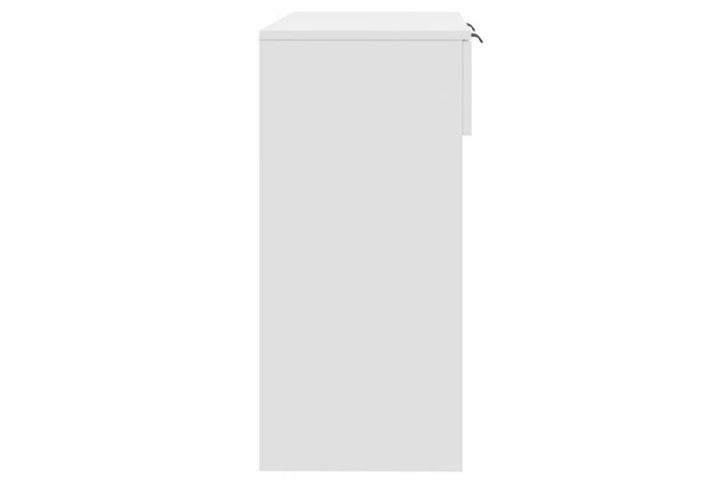 beBasic konsolbord 90x36x75 cm konstrueret træ hvid - Hvid - Møbler - Borde - Aflastningsbord - Konsolbord & sidebord