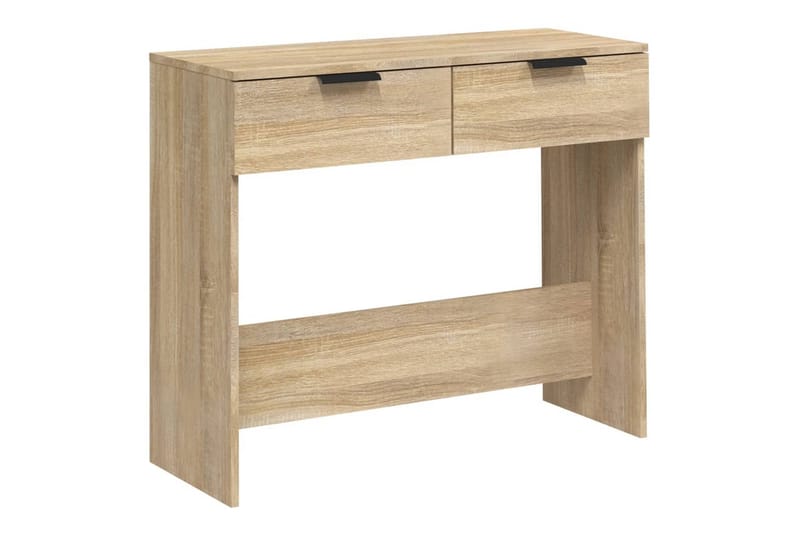 beBasic konsolbord 90x36x75 cm konstrueret træ sonoma-eg - Brun - Møbler - Borde - Aflastningsbord - Konsolbord & sidebord
