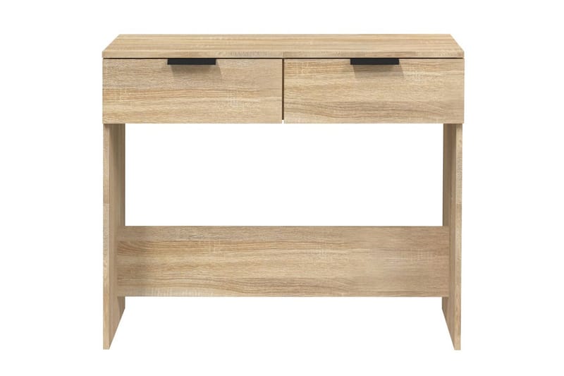 beBasic konsolbord 90x36x75 cm konstrueret træ sonoma-eg - Brun - Møbler - Borde - Aflastningsbord - Konsolbord & sidebord