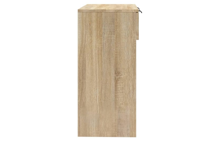 beBasic konsolbord 90x36x75 cm konstrueret træ sonoma-eg - Brun - Møbler - Borde - Aflastningsbord - Konsolbord & sidebord