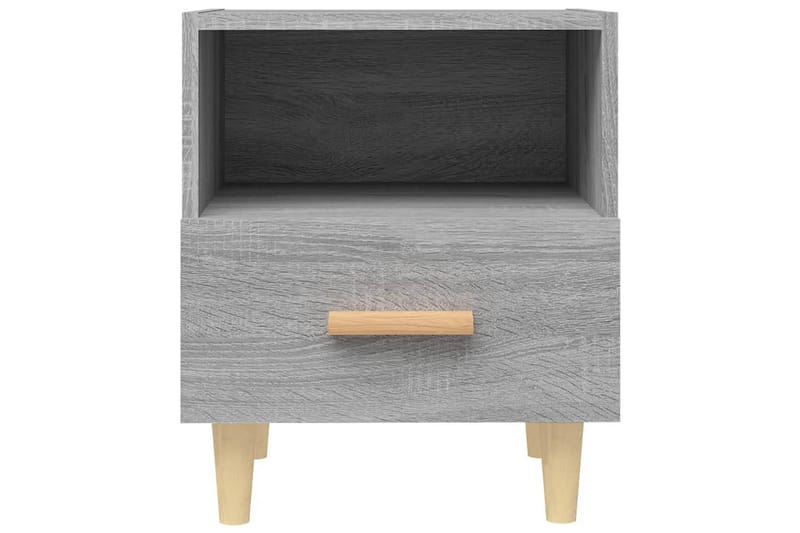 beBasic sengebord 40x35x47 cm grå sonoma-eg - GrÃ¥ - Møbler - Borde - Aflastningsbord - Sengebord