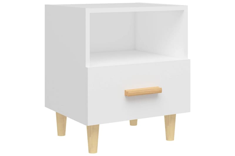 beBasic sengebord 40x35x47 cm hvid - Hvid - Møbler - Borde - Aflastningsbord - Sengebord