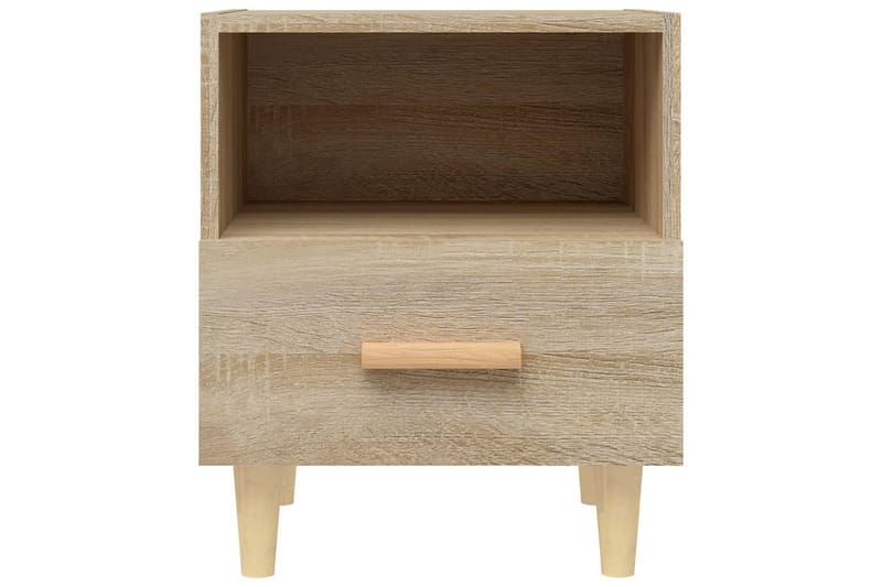 beBasic sengebord 40x35x47 cm sonoma-eg - Brun - Møbler - Borde - Aflastningsbord - Sengebord