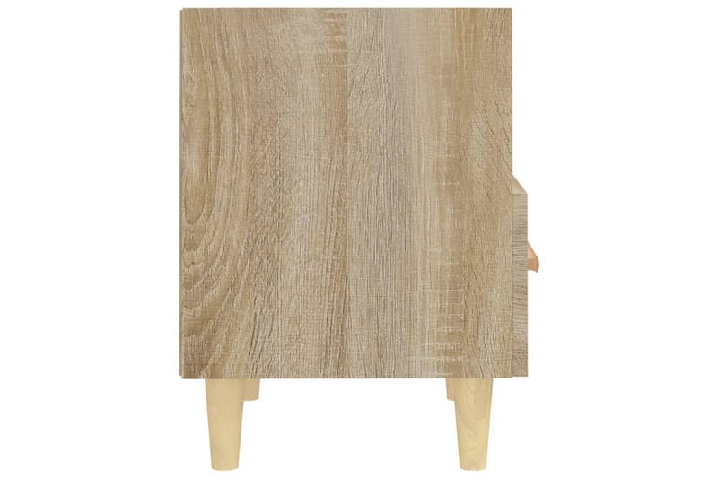 beBasic sengebord 40x35x47 cm sonoma-eg - Brun - Møbler - Borde - Aflastningsbord - Sengebord