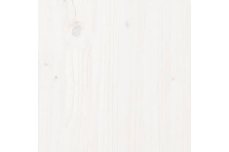 beBasic sengebord 40x35x61,5 cm massivt fyrretræ hvid - Hvid - Sengebord