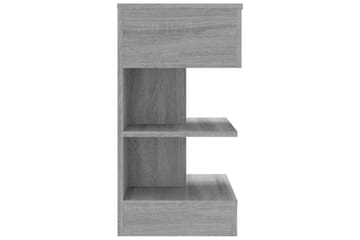 beBasic sengebord 40x35x65 cm konstrueret træ grå sonoma-eg - GrÃ¥ - Møbler - Borde - Aflastningsbord - Sengebord
