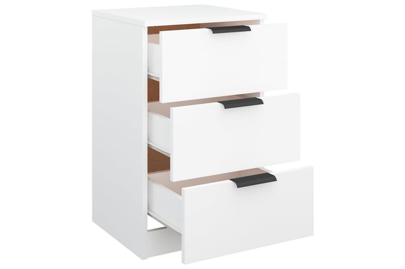 beBasic sengebord 40x36x65 cm hvid - Hvid - Møbler - Borde - Aflastningsbord - Sengebord