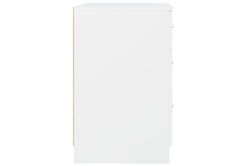 beBasic sengebord 40x40x63 cm konstrueret træ hvid - Hvid - Møbler - Borde - Aflastningsbord - Sengebord