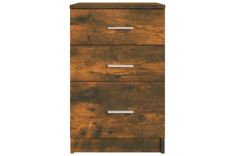 beBasic sengebord 40x40x63 cm konstrueret træ røget egetræsfarve - Brun - Møbler - Borde - Aflastningsbord - Sengebord