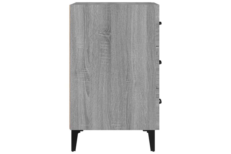 beBasic sengebord 40x40x66 cm konstrueret træ grå sonoma-eg - GrÃ¥ - Møbler - Borde - Aflastningsbord - Sengebord