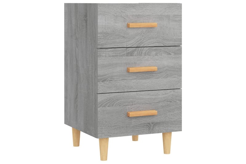 beBasic sengebord 40x40x66 cm konstrueret træ grå sonoma-eg - GrÃ¥ - Møbler - Borde - Aflastningsbord - Sengebord